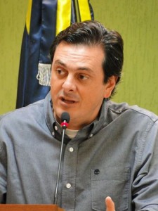 O Presidente da Câmara, Alfredo Chiavegato Neto