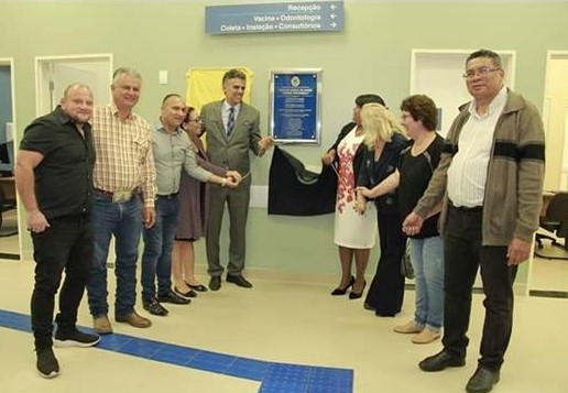 Vereadores prestigiam inauguração da nova Unidade Básica de Saúde, no Jardim Fontanella