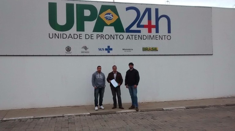 Vereadores Gerson do Gás, Magrão e Xanddy pedem vistoria técnica na UPA