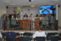Vereadores, representantes de órgãos de Segurança e comerciantes participam de reunião ordinária do Conseg, na Câmara
