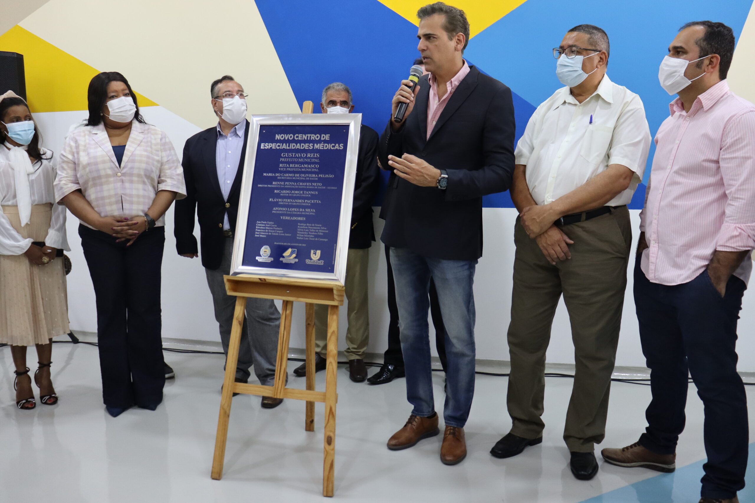 Vereadores prestigiam inauguração das novas instalações do Centro de Especialidades de Jaguariúna